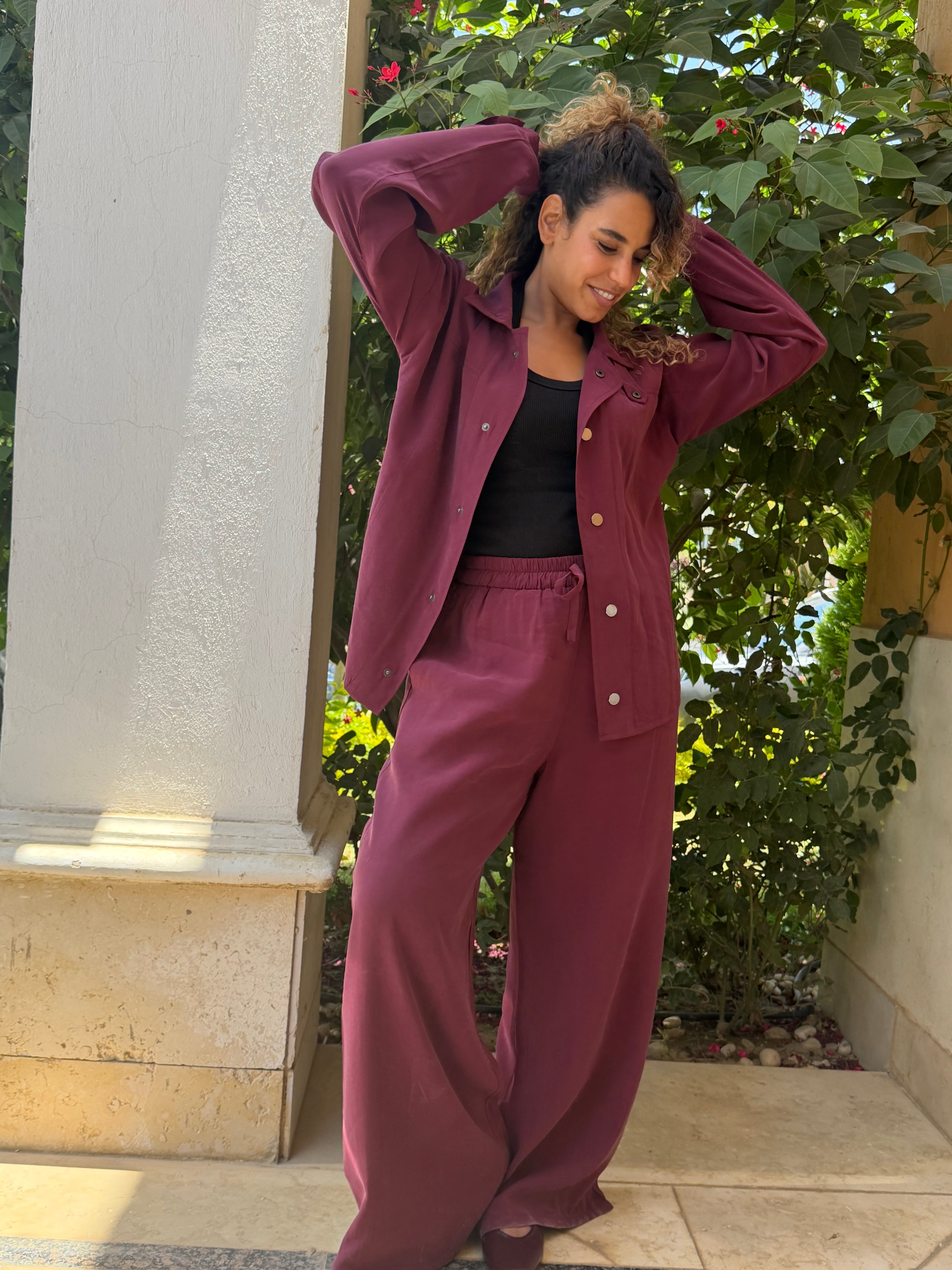 Daily Set in Maroon