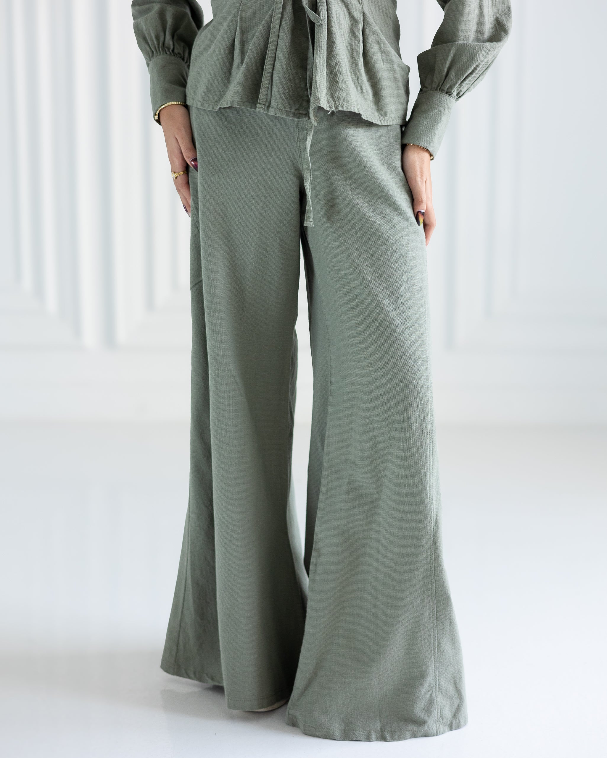 Eclipse Wide Pants in Olive