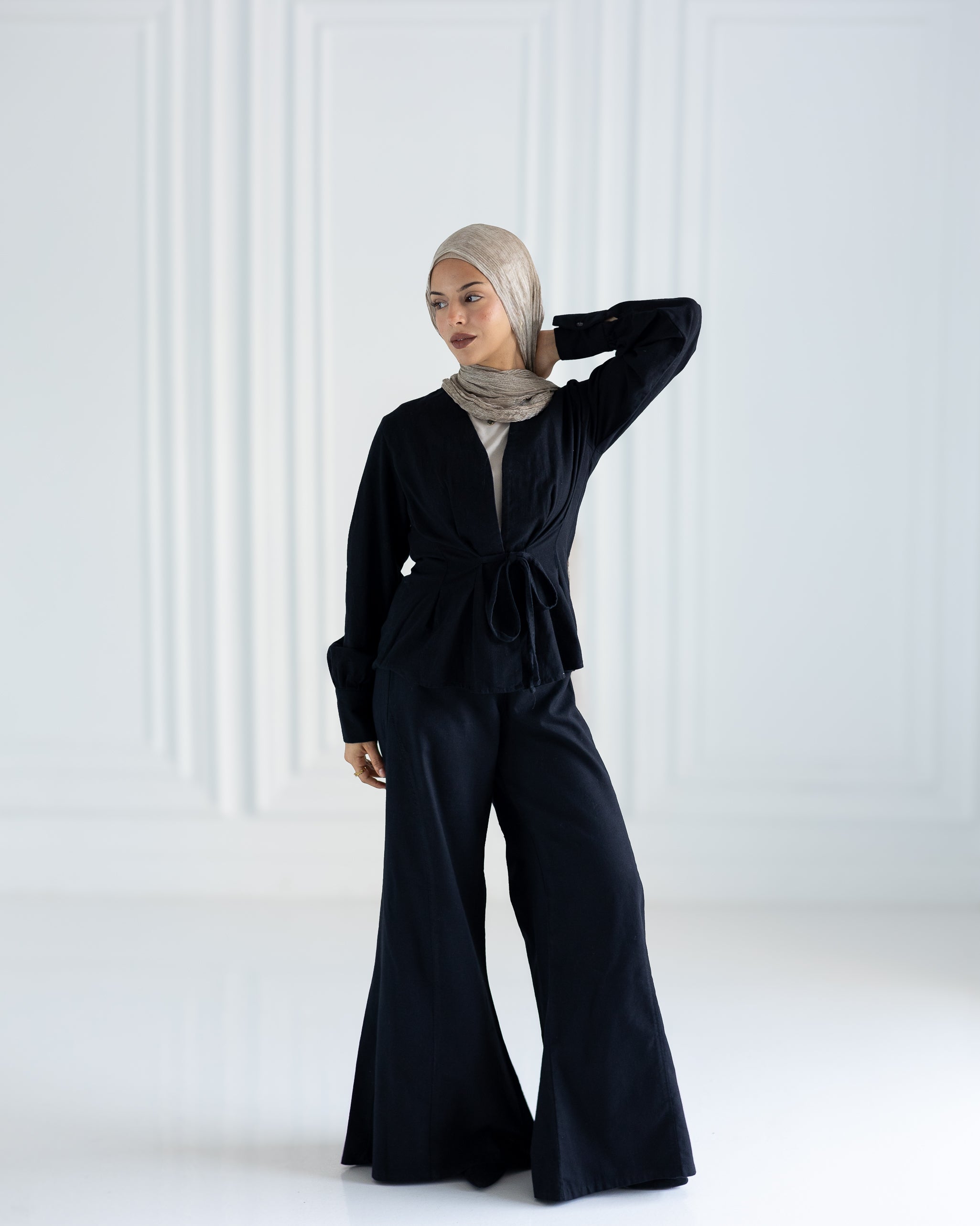 Eclipse Wide Pants in Black