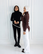 The Outline Pullover in Brown