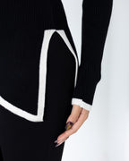 The Outline Pullover in Black