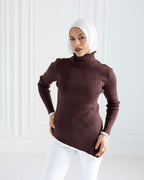 The Outline Pullover in Brown