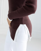 The Outline Pullover in Brown